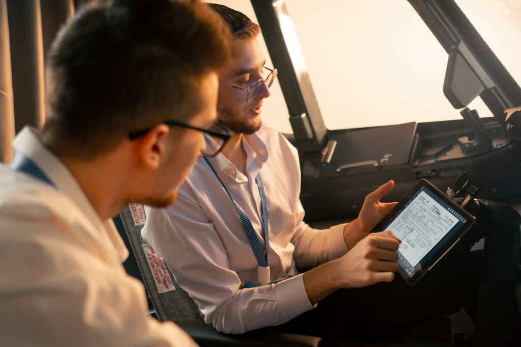 Students during recruitment workshops for pilots